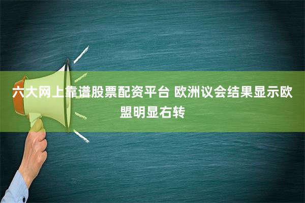 六大网上靠谱股票配资平台 欧洲议会结果显示欧盟明显右转