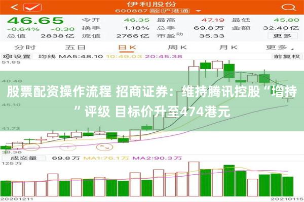 股票配资操作流程 招商证券：维持腾讯控股“增持”评级 目标价升至474港元