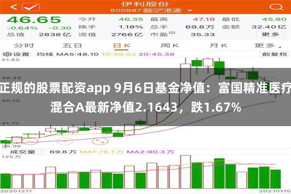 正规的股票配资app 9月6日基金净值：富国精准医疗混合A最新净值2.1643，跌1.67%